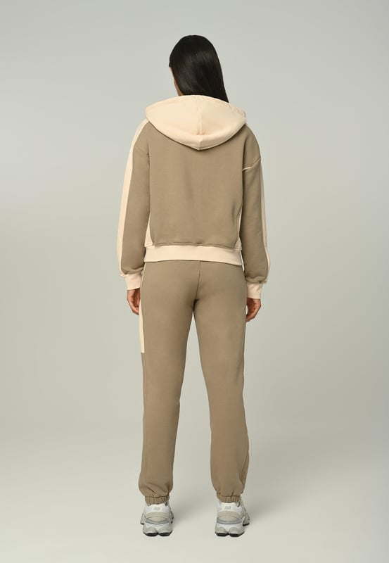 Tom Barron Damen-Trainingsanzug-Set Stress Loss mit Reißverschluss, lässig