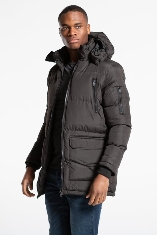 Hooded Padded Parka Jacket