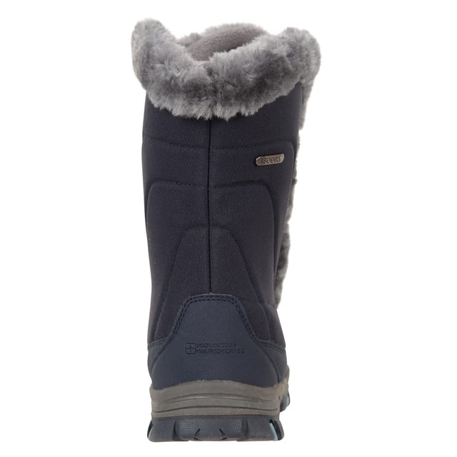 Upper: Synthetic, Textile. Lining: Isotherm, Textile, Thinsulate. Insole: Synthetic. Outsole: Rubber, Synthetic. Fabric Technology: Durable, DWR Finish, Flexible, Isotherm, Lightweight, Snowproof, Thermal Tested -20c, Water Repellent, Water Resistant, Waterproof. Flat. Cut: Mid Cut. Trim: Faux Fur. Design: Plain. Toe Style: Round. Fastening: Lace Up, Slip-In.