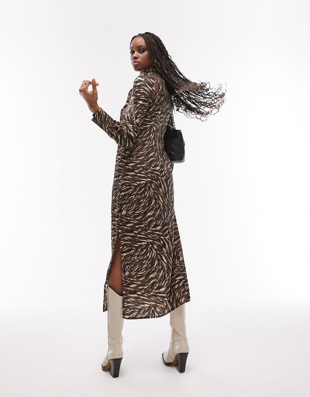 Dot print dress topshop shop