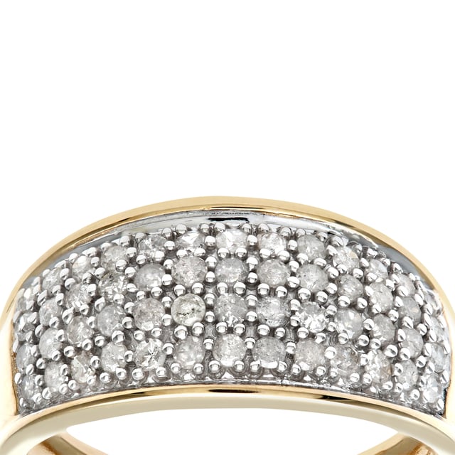 Oro blanco de 9 quilates (375): 2,8 g; # Diamante: 0,5 ct