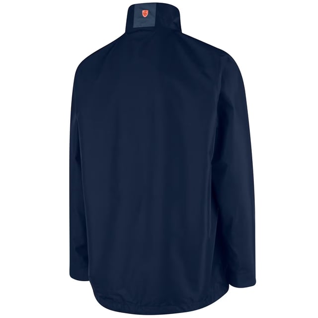 100% Polyester. Lining: Breathable, Mesh. Design: Logo, Plain. Fabric Technology: Ultra-Lightweight, Waterproof, Windproof. Cuff: Hook And Loop Strap, Inner Storm. Sleeve-Type: Long-Sleeved. Neckline: Standing Collar. Taped Seams. Pockets: 2 Side Pockets, Zip. Fastening: Full Zip. Hem: Adjustable, Drawcord. M: 46 in. L: 48 in. XL: 50 in. XXL: 52 in.