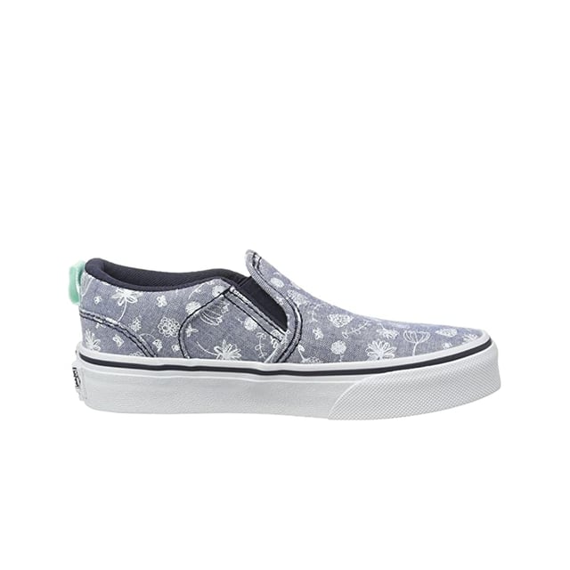 Vans asher slip on blue shop