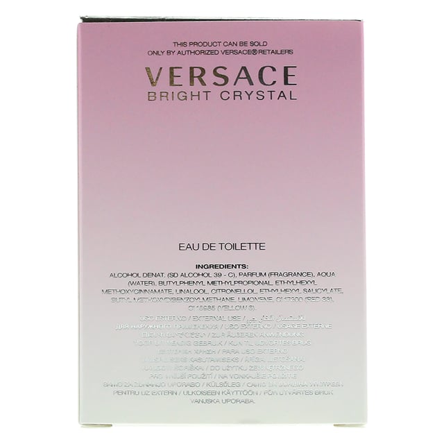 Versace design house launched Bright Crystal as pure sensuality fruity fragranace. Bright Crystal notes consist of magnolia lotus peony pomegranate seeds zesty yuzu grapefruit amber mahogany and musks to create this pure perfume.
