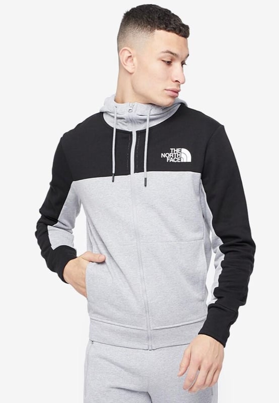 North face tracksuit grey mens sale