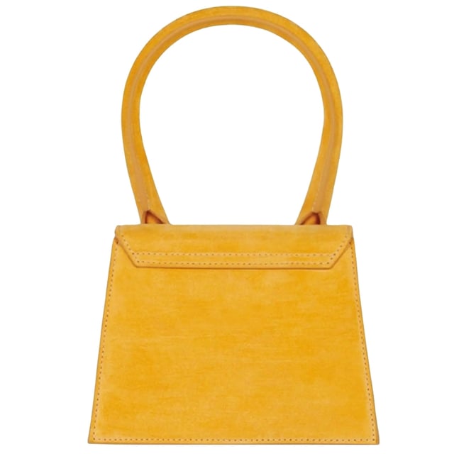 This Bag from Jacquemus is the perfect accessory for those who want to add a classic touch to their everyday look, Jacquemus Orange Bag, Clasp Closure, Made In Italy, 100% Leather, Plain Orange Bag, The Chiquito Moyen Bag, Small Bag