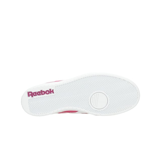 Reebok Royal Effect Schnürung Rosa glatte Lederkinder Trainer V67754