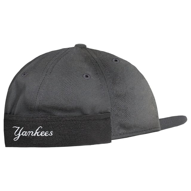 New Era 39Thirty New York Yankees Graphic Logo Grey Mens Cap DOWNFLAP
