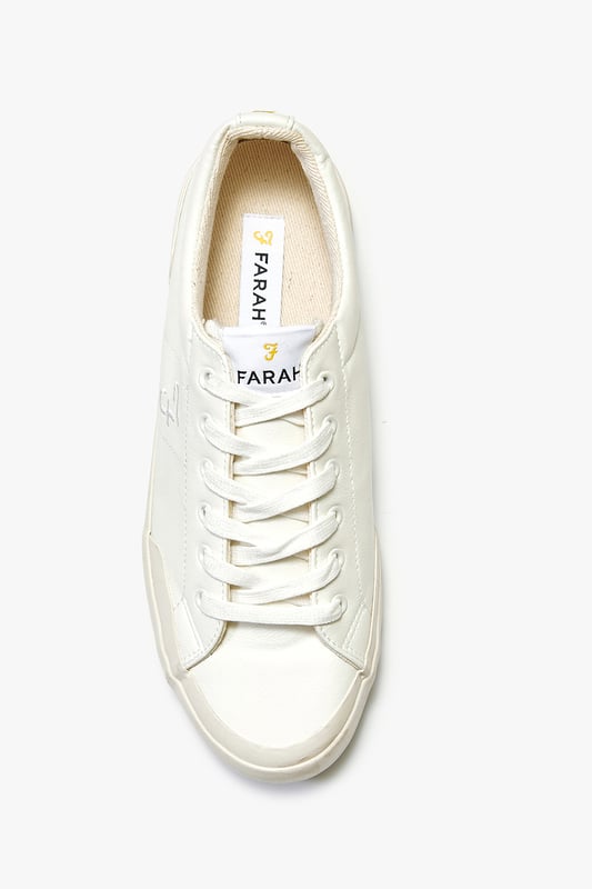 Farah white trainers new arrivals