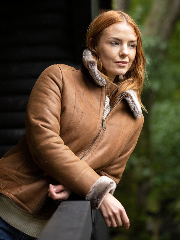 Lakeland sheepskin jacket deals