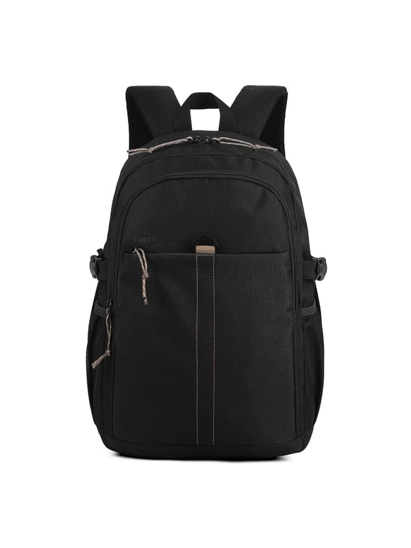 Aoking Unisex rugzak polyester Vegan product Fashion H970 zwart 37 x 22 x 59 cm, Zwart, Permanent