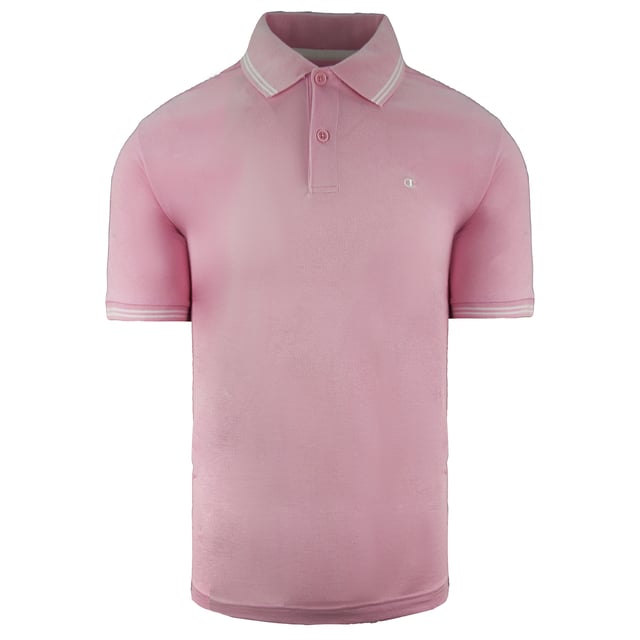 Button up and add a sporty touch to your looks with our men’s polo shirt. It keeps things simple, decorated only with stripes on the arms and a small C logo on the chest.