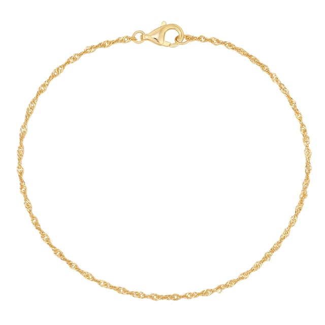 Bracelet for women made of sterling silver yellow gold plated