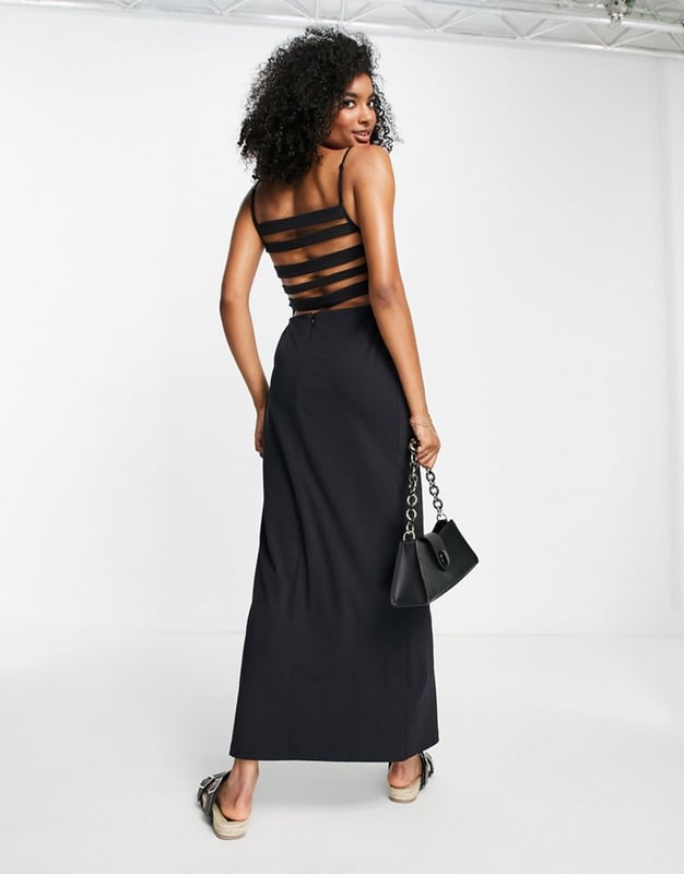 Topshop backless dress online