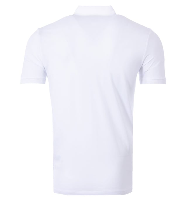 Upgrade your wardrobe essentials with the Logo Patch Sustainable Polo Shirt from the HUGO/b> Clean up your Act collection. Crafted from pure sustainably sourced African cotton pique, cut to a slim fit. Featuring a three button placket, classic spread collar with thick ribbed detailing and short sleeves with ribbed cuffs. Finished with the iconic red HUGO logo patch embroidered at the chest.Cotton made in Africa - an initiative of the Aid by Trade Foundation, one of the world\'s leading standards for sustainably produced cotton.Slim Fit, Sustainably Sourced Cotton Pique, Thick Ribbed Detailed Collar, Three Button Placket, Short Sleeves with Ribbed Cuffs, HUGO Branding. Style & Fit:Slim Fit, Fits True to Size. Composition & Care:100% Cotton, Machine Wash.