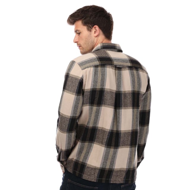 Jack & Jones JJEDARREN BUFFALO OVERSHIRT LS Bianco