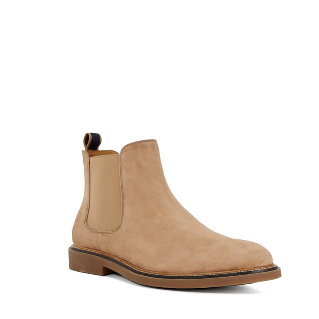 Dune Mens Connells - Round Toe Pull-On Boots Designed for style, ease and comfort, Connells is a sleek boot that blends a classic round toe with a modern, minimalist silhouette. No laces, no fuss. Just a smooth slip-on design that keeps you looking and feeling cool for any occasion.