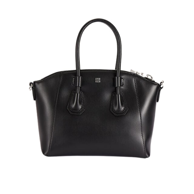 This Bag from Givenchy is the perfect accessory for those who want to add a classic touch to their everyday look, Givenchy Black Bag, Zip Closure, Made In Italy, 100% Leather, Plain Black Bag, Givenchy Branded Strap