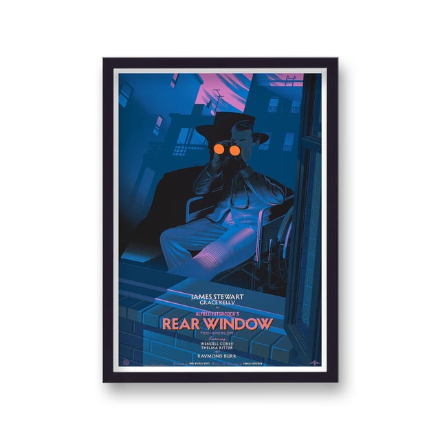 Alfred Hitchcock s Rear Window V2 Reimagined Movie Poster