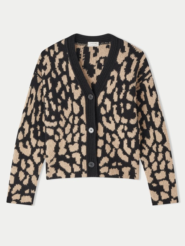 Snow leopard cardigan best sale