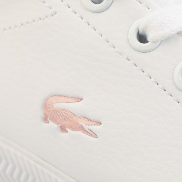 Infant white sales lacoste trainers