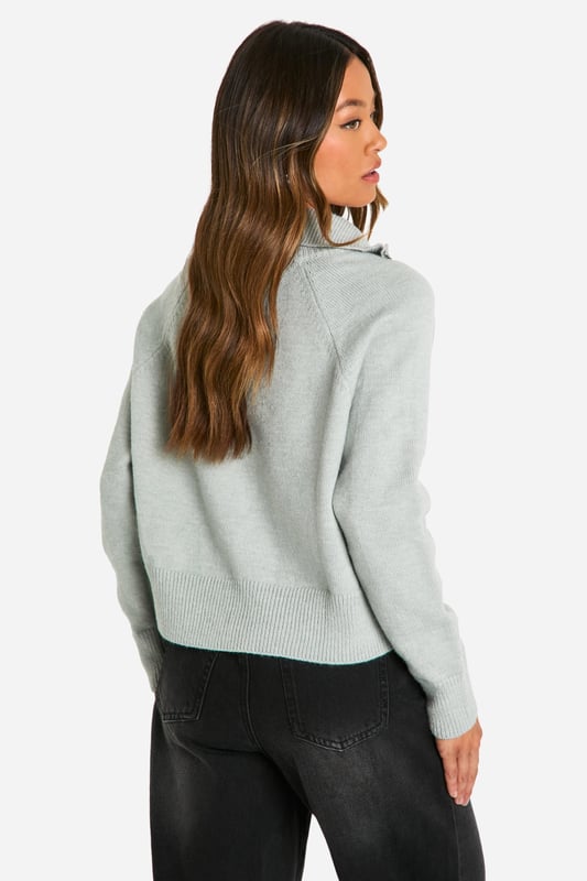 Tall-fit cardigan for extended length and coverage
        Funnel collar design for added warmth and style
        Full-length zip closure for versatile wear
        Ribbed cuffs and hem for a snug fit
        Relaxed silhouette perfect for layering
    
    This tall cardigan with funnel collar and zip is a must-have addition to your casual wardrobe. Its versatile design allows for effortless styling, whether you're heading to a family gathering or a laid-back outing with friends. Layer it over a simple white tee and pair with wide-leg trousers for a chic, comfortable look. The full-length zip offers flexibility, allowing you to adjust your level of warmth throughout the day. For a cosy night in, team it with your favourite leggings and slip-on trainers. The funnel collar adds a touch of sophistication, making it suitable for slightly dressier casual occasions. This cardigan is perfect for those in-between seasons when you need an extra layer without the bulk of a heavy coat. Its relaxed fit ensures comfort without compromising on style, making it a versatile piece you'll reach for time and time again.