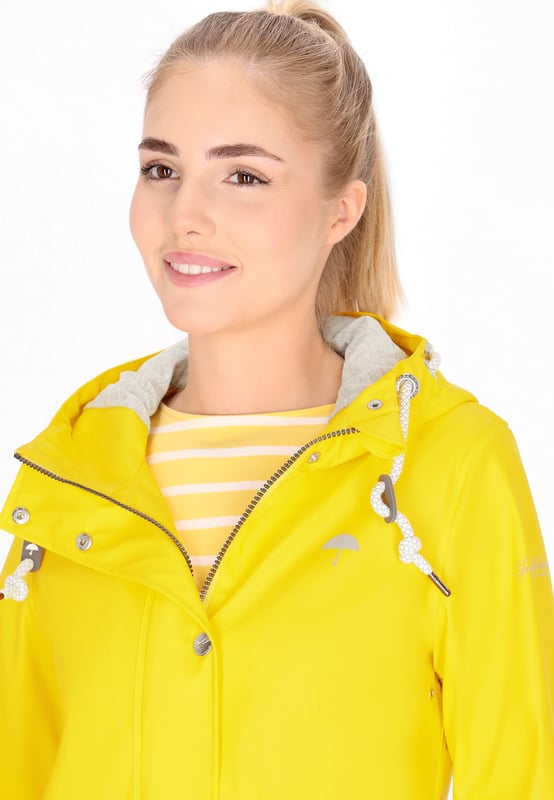 Schmuddelwedda Regenjacke Damen gelb