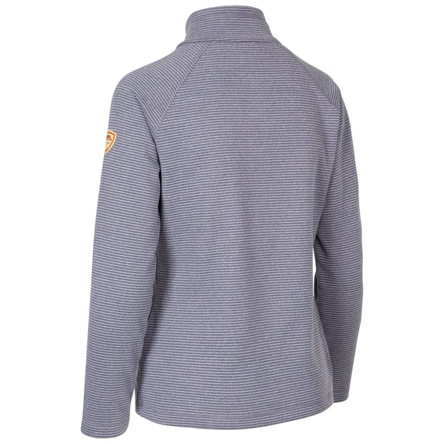 Material: 91% Polyester, 9% Elasthan. Besätze: Leder. Stoff: Gestrickt, Soft Touch, Garn. 260gsm. Design: Mergel, garngefärbter Streifen. Flache Nähte. Ärmel-Typ: Lang-Ärmel. Ausschnitt: Stehkragen. Verschluss: Halber Reißverschluss, Pull-On.