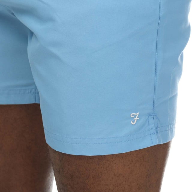 Mens Owen Plain Swim Short.- 2 Side pockets.- concealed internal coin pocket.- 100% Polyester - Recycled.- Ref: FASSD040448