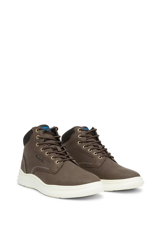 Make your next weekend sneakers a hybrid!  The Cheetham mid-high sneaker boots are a perfect balance of sport and smart.  Available in various shades.  The upper is crafted from faux nubuck for a high-quality look.  The sport-inspired sole is perfect for busy schedules running from the office to a night out, without sacrificing on style.