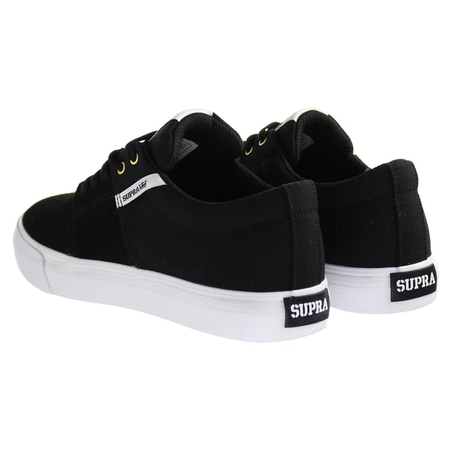 Supra Stacks Vulc II Lace-Up Black Synthetic Kids Trainers 58193 009 M