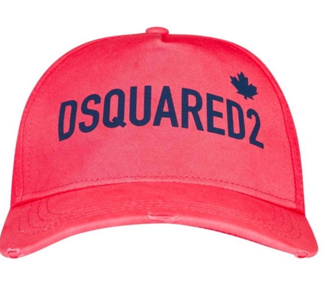 Dsquared2 red cap on sale