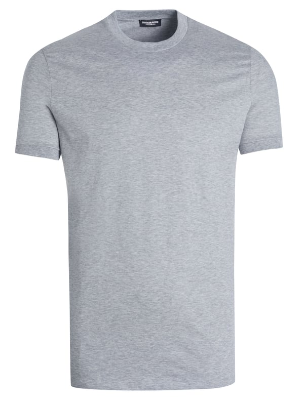 100% algodón; Camiseta/ropa interior Dsquared2;  Modelo: D9X3C2400 999;  Algodón suave;  Cuello redondo, manga corta;  Paquete de 3: 1x blanco 1x gris 1x negro;  Detalles del logotipo de Dsquared2