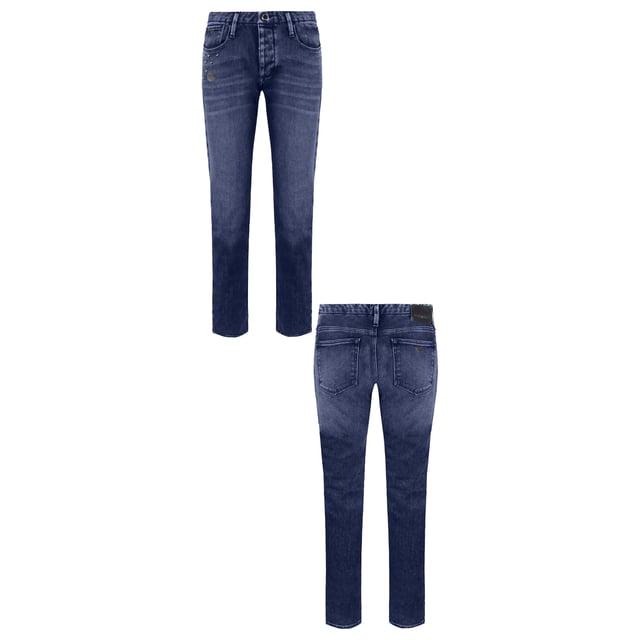 Emporio Armani Mens Slim Fit Blue Jeans 6Z1J00 1D2KZ 0941