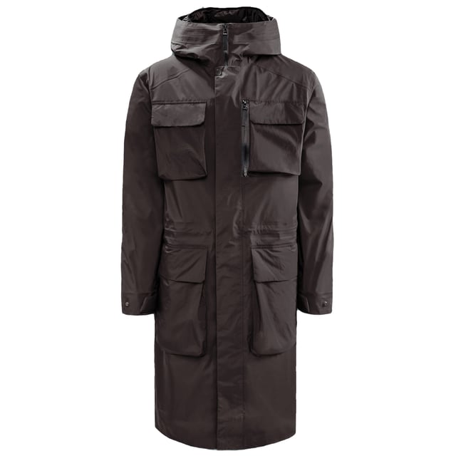 Jack Wolfskin Tech Lab Hudson Uards Parka Capacino Brown Mens Brown 1111981 5166