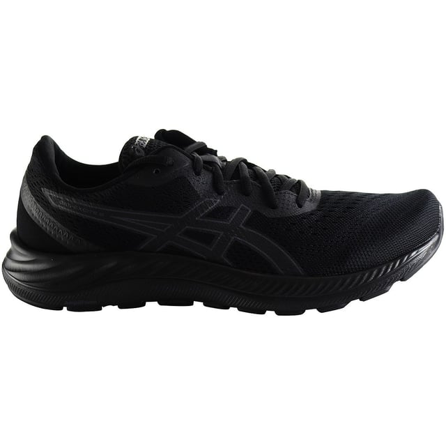 Womens asics black trainers store