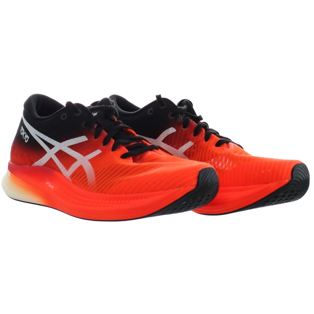 ASICS MetaSpeed ​​Sky Women's Pink Trainers: una opción de calzado innovadora e innovadora diseñada para mejorar su experiencia en funcionamiento. Con su llamativo color rosa, tecnología avanzada y características especializadas, estos entrenadores están listos para ayudarlo a alcanzar sus objetivos de funcionamiento con comodidad y estilo.

Características clave:

Color rosa llamativo: los entrenadores ASICS MetaSpeed ​​Sky Sky vienen en un color rosa vibrante que agrega un toque de energía y estilo a su atuendo.

Tecnología de funcionamiento avanzado: estos entrenadores a menudo incorporan tecnología de ejecución avanzada, ofreciendo características diseñadas para optimizar su rendimiento y comodidad.

Amortiguación receptiva: muchos modelos ASICS presentan tecnología de amortiguación receptiva que proporciona una excelente absorción de choque y retorno de energía, reduciendo el impacto y mejorando su eficiencia de funcionamiento.

Materiales transpirables: los entrenadores a menudo usan materiales transpirables en la parte superior para promover el flujo de aire y mantener los pies frescos durante las carreras.

Diseño especializado: la serie MetaSpeed ​​Sky está diseñada específicamente para la velocidad y la carrera de larga distancia, con características adaptadas para admitir su rendimiento.

Ajuste tipo calcetín: estos entrenadores a menudo ofrecen un ajuste similar a un calcetín que abraza los pies y minimiza el deslizamiento, proporcionando una sensación segura y cómoda.

Uso versátil: mientras están diseñados para correr, los entrenadores ASICS MetaSpeed ​​Sky también son adecuados para otras actividades deportivas y ropa casual.

Diseño moderno: la combinación de tecnología avanzada y un color audaz crea una apariencia moderna y elegante, lo que le permite mostrar su destreza con estilo.

Dirigido por el rendimiento: ASICS es conocido por su compromiso con el rendimiento deportivo, y la serie MetaSpeed ​​Sky está diseñada para proporcionar el apoyo y la capacidad de respuesta necesaria para una carrera eficiente.