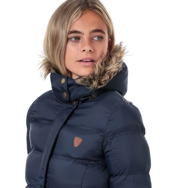 Women s Brave Soul Hopp Padded Jacket in Navy