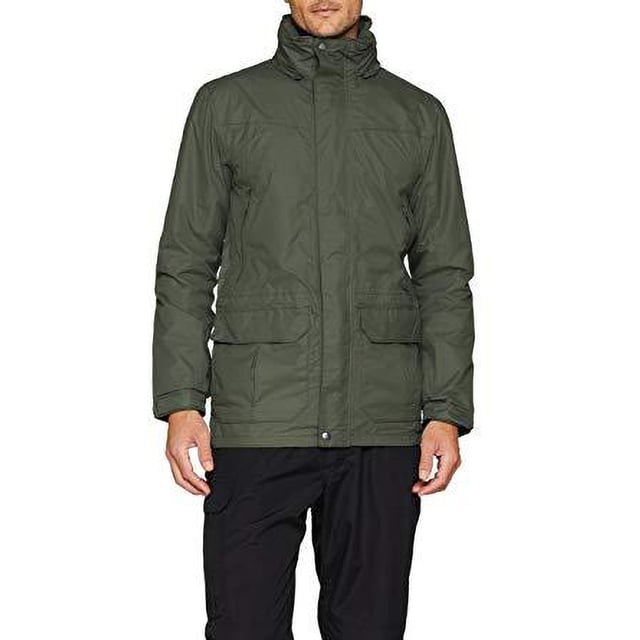 Vattentät och ventilerande Isotex 5000-belagd polyester med twillmikrofiber. Foder delvis i mesh, delvis i polyester. Tejpade sömmar. Interaktiv. Dold huva och justering. Dubbla stormflikar med nitar. Justerbara ärmslut. 2 bröstfickor med dragkedja. 2 nedre påsydda fickor med varmfodrad handvärmare på sidan. Invändig ficka för mobiltelefon. Justerbar ficka för mobiltelefon. Justerbar chockcord i midja och nederkant. Invändig dragkedja för brodyr. Bröst (för att passa ins) S - 37-38, M - 39-40, L - 41-42, XL - 43-44, 2XL - 46-48, 3XL - 49-51.