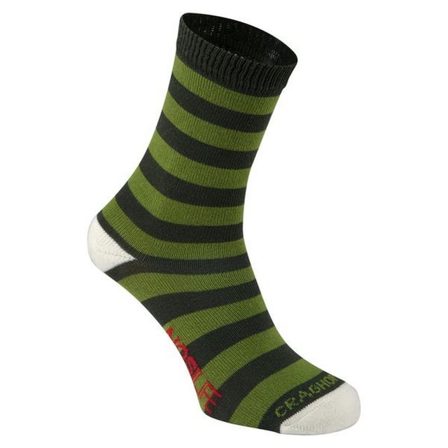 Twin pack soft yarn blend travel socks. Built-in protection from insect bites. Double cuff and padded toe/heel. Fabric: 70% Cotton, 19% Polyamide, 10% Polyethylene, 1% Elastane.