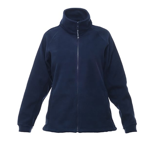 Womens jacket. 300 Series anti-pill Symmetry fleece. Fleece cuffs. 2 zipped lower pockets. Adjustable shockcord hem. Shaped fit. 100% Polyester. Regatta Womens sizing (bust approx): 6 (30in/76cm), 8 (32in/81cm), 10 (34in/86cm), 12 (36in/92cm), 14 (38in/97cm), 16 (40in/102cm), 18 (43in/109cm), 20 (45in/114cm), 22 (48in/122cm), 24 (50in/127cm), 26 (52in/132cm), 28 (54in/137cm), 30 (56in/142cm), 32 (58in/147cm), 34 (60in/152cm), 36 (62in/158cm).
