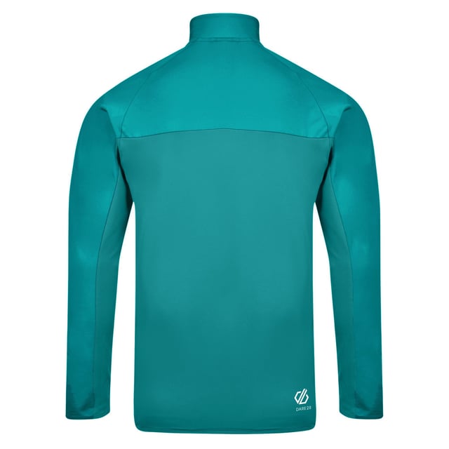 Polyester 97%, Elastane 3 %, Lightweight Ilus Core warm backed knitted stretch fabric with marl stripe mix. Quick drying. Inner zip & chin guard. 2 x lower zip pockets. Stretch binding to cuffs and hem.