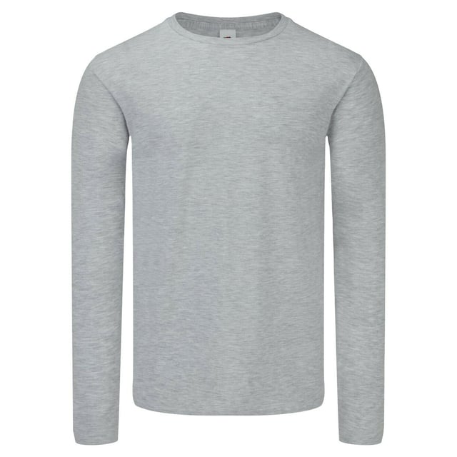 Fabric: Ringspun Cotton. Design: Plain. Neckline: Crew Neck. Sleeve-Type: Long-Sleeved. Fastening: Pull-On. Lightweight, Soft Touch, Tearaway Label. Length: R.