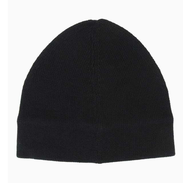 ち*お様 Neil Barrett beanie Neil Barrett Sliced Logo Beanie Black Hat