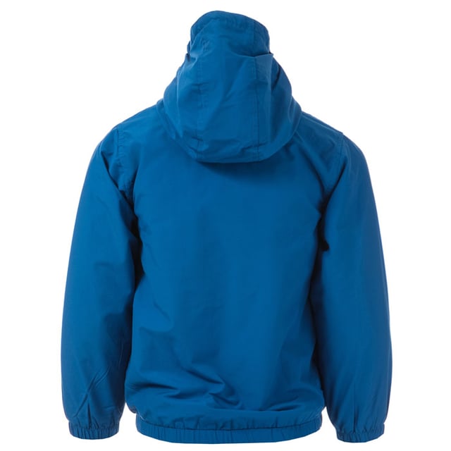 Junior Boys Original Penguin Fleece Lined Windcheater Jacket in Navy<BR><BR>- Zip fastening<BR>- Pockets to sides<BR>- Colour-blocked construction<BR>- Ribbed cuffs and waist<BR>- Fleece lined<BR>- Internal hook and loop pocket<BR>- Branding to chest<BR>- Shell: 55% Cotton  45% Nylon. Lining: 100% Polyester. Machine Washable<BR>- Ref: PGN0661203