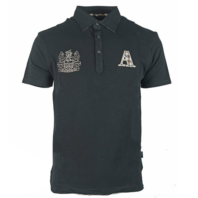 Black aquascutum polo clearance