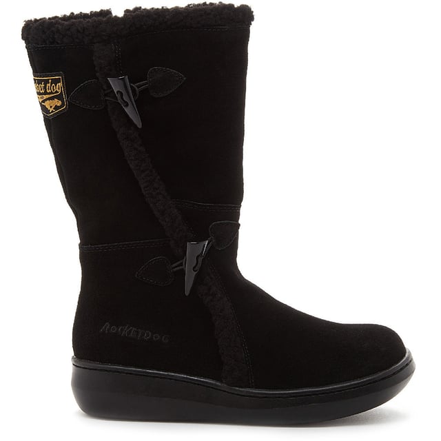 Treat your feet to the snug Slope boot. Lined with faux shearling and with inner zip opening