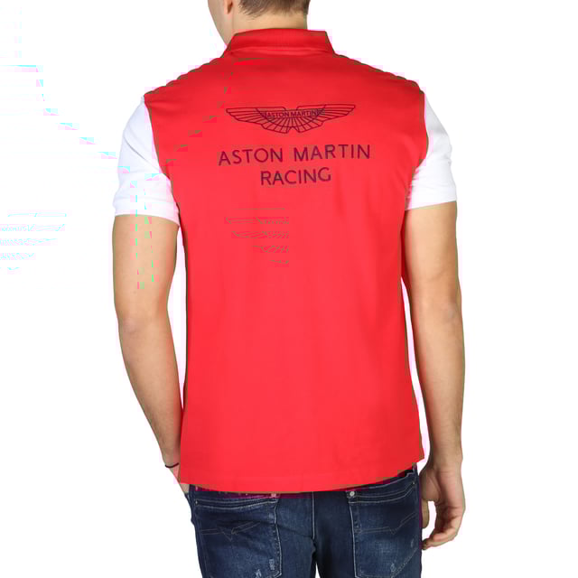 Hackett Aston Martin Racing Mens Red Polo