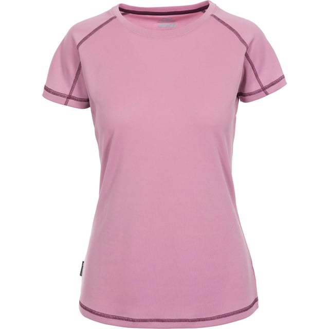 Short Sleeves. Round Neck. Raglan Sleeves. Reflective Trespass Prints. Contrast Stitching. Quick Dry: Yes.