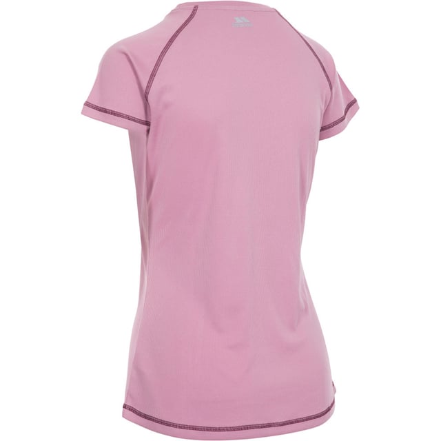 Short Sleeves. Round Neck. Raglan Sleeves. Reflective Trespass Prints. Contrast Stitching. Quick Dry: Yes.